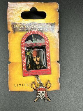 Disney Pirates Of The Caribbean Jack Sparrow Opening Day 06 Limited Edition Pin